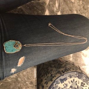 Turquoise stone necklace